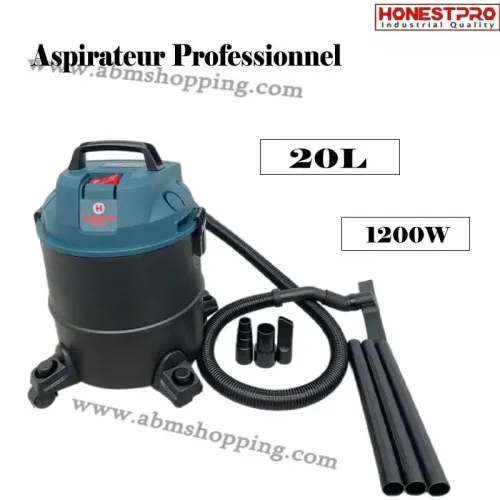 Aspirateur Professionnel 20L / 1200W | HONESTPRO