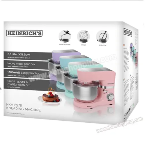 Robot pétrin 6,5 Litres 1300W Heinrich's