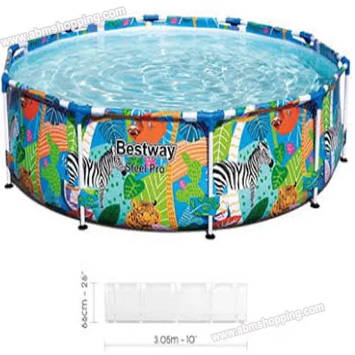 Piscine hors sol Steel Pro ronde 305 x 66 cm _Bestway (facturation disponible ) 