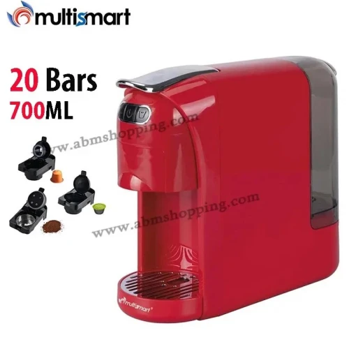 Machine A Café Espresso Multi-Capsules 3En1 20Bars 700ML MS-CF2102 |Multismart
