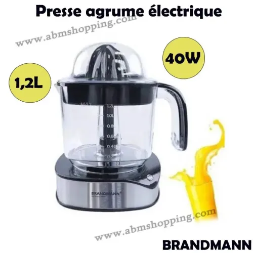 Presse Agrumes Électrique 40W, 1.2 L | Brandmann