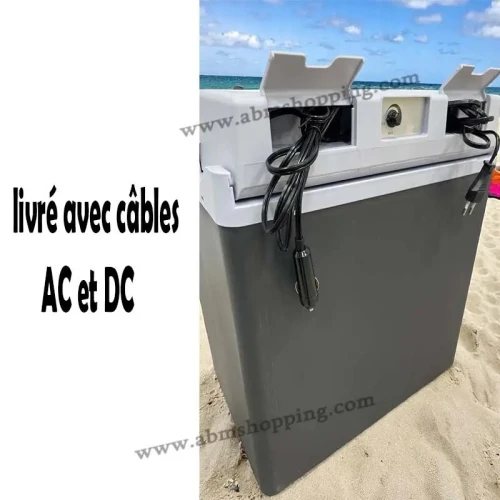 Glacière électrique 12V/220V chaud/froid 30L | TIREXX