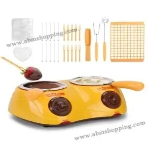 Mini machine électrique Fondue au chocolat avec double fondoir 20W 250G | BRANDMANN (F) 