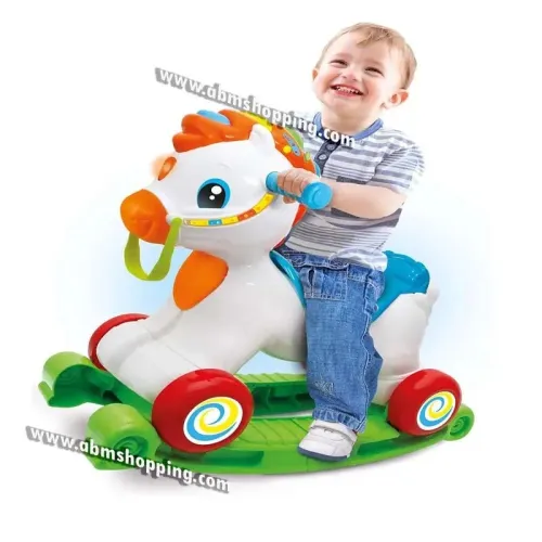 Trotteur interactive balade à cheval 3 en 1 pour enfant  Clementoni