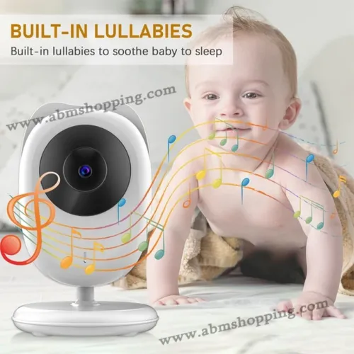 Babyphone vidéo, Moniteur pour bébé sans fil avec écran LCD | BABY MONITOR
