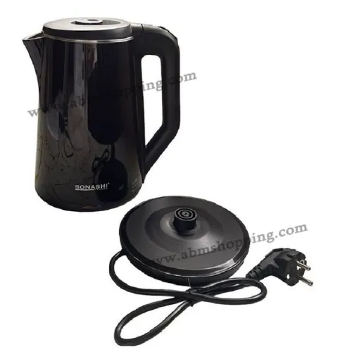 GRANTIE produit 2 ans Bouilloire Electrique Sans Fil en Inox 1.8L 2200W | Sonashi