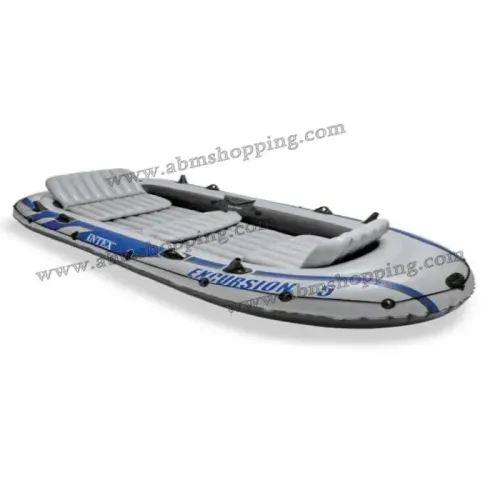 Bateau pneumatique Excursion 5 avec les rames en aluminiumet pompe à air 366x148x43 Intex