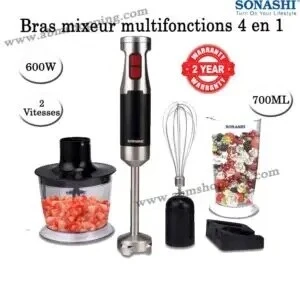 Bras mixeur multifonction 4en1 600W | SONACHI