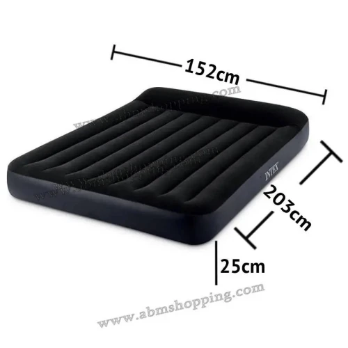Matelas gonflable Dura Beam Queen avec pompe USB152x203x25 cm |Intex