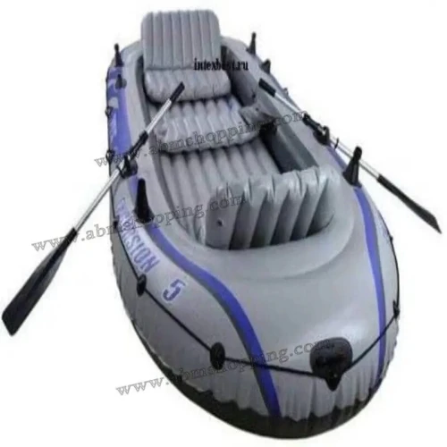 Bateau pneumatique Excursion 5 avec les rames en aluminiumet pompe à air 366x148x43 Intex
