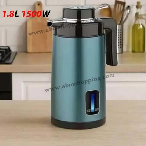 Bouilloire Électrique Sans Fil 1.8L 1500W En Inox | Sonashi SKT-1823
