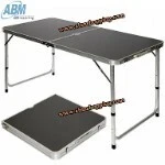 Table de camping pliante Valise et hauteur réglable