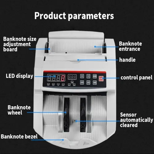 Compteuse de Billets avec detecteur de faux papiers 2108 حاسبة الاوراق النقدية