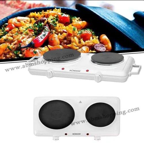 Plaque de cuisson double 2500 W | Bomann