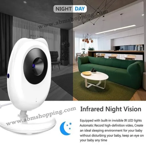 Babyphone vidéo, Moniteur pour bébé sans fil avec écran LCD | BABY MONITOR