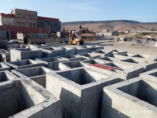 Regard d'assainissement en béton 