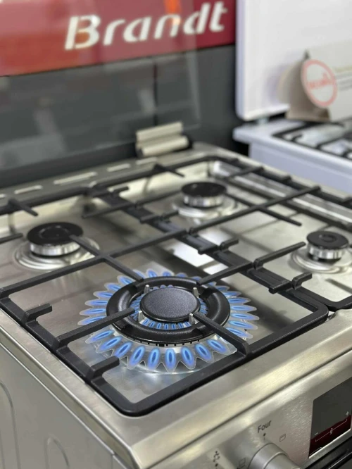 Cuisinière Brandt Inox afficheur Ventilé