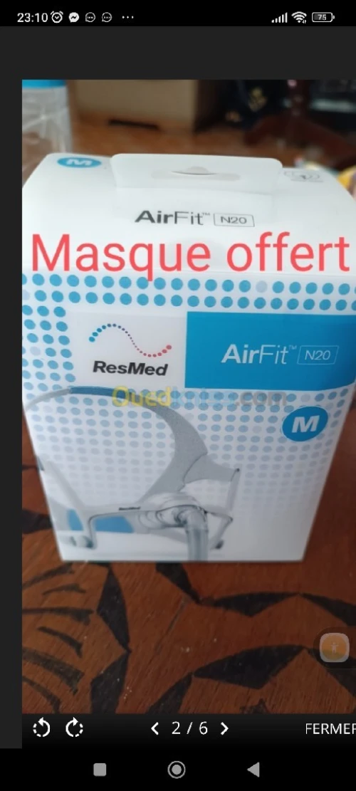 Apnée Du Sommeil Resmed S10 Auto Masque Offert