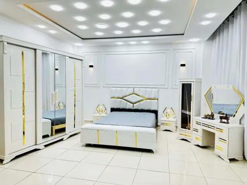 غرف نوم خشب أحمر