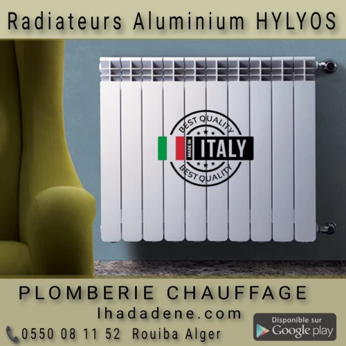Radiateur aluminium helyos evo 100% MADE IN ITALIE