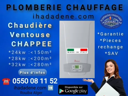 Chaudières Chappee initia pro 24kw à ventouse 