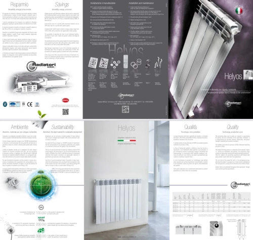 Radiateur aluminium helyos evo 100% MADE IN ITALIE