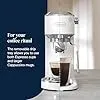 Machine A Café Expresso Delonghi DedicaDuo Blanc Argent 15 bars 1450 W 3 modes prédéfinis EC890.M