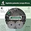 iRobot Roomba Plus 405 Combo Robot + AutoWash - Lavage et séchage des lingettes - Noir - G185040