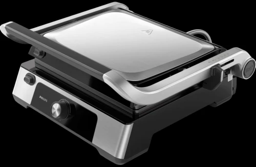 Panineuse et grill viande philips serie 5000 - HD6301/90  - 2200 - ouverture 180 -plaques amovible