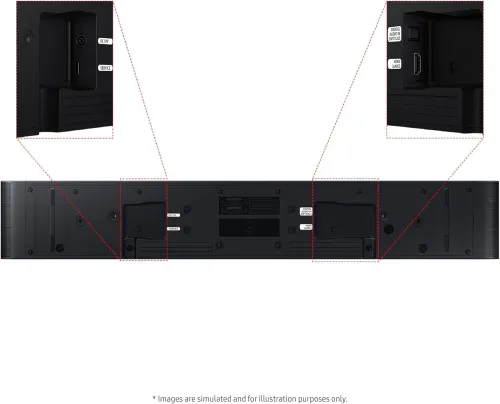 SAMSUNG S60D Barre de Son 5.0 canaux Audio sans et avec Fil Dolby Atmos.