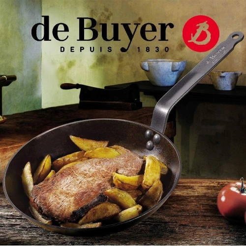 Poele De Buyer Poêle Mineral B Pro - Ø 28 cm - Gris - Tous feux dont induction