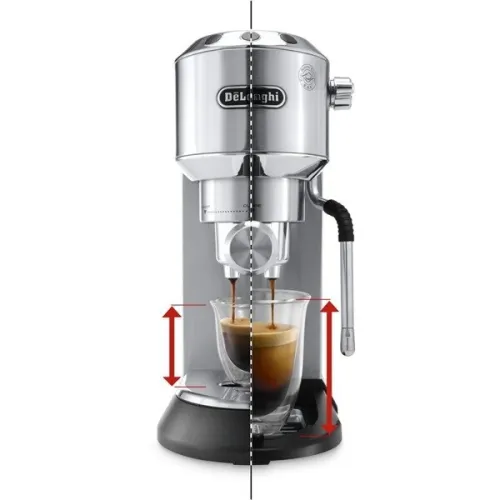Machine a cafe Delonghi Dedica Arte , Metal , 15 bars , 3 filtres inclus , 1.1L , ec885m