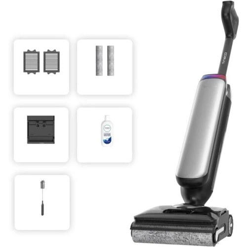 Aspirateur Balai sans Fil TINECO Floor One S9 Artist Premium , 22 kPa, 50 Min d'autonomie 2 filtre et 2 rouleaux de rechange inclus