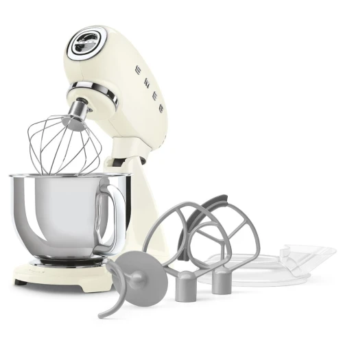 Petrin robot pâtissier smeg smf05creu 1000w-4.8L - mouvement planetaire -10 niveaux de vitesse