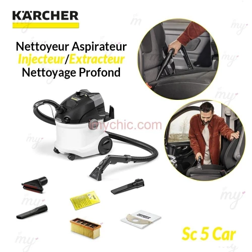 Kärcher SE5 PLUS injeteur extracteur 3en1-1000W- 4L eau propre 4L eau sale