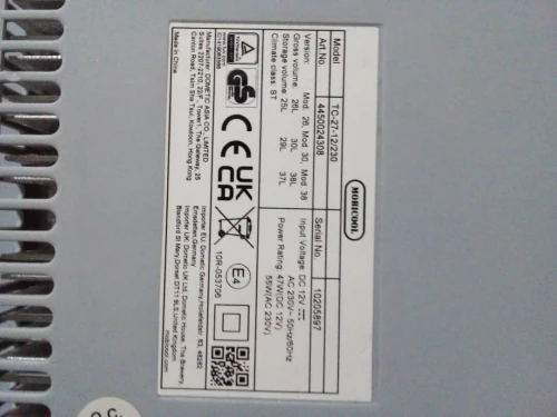 GLACIERE ELECTRIQUE