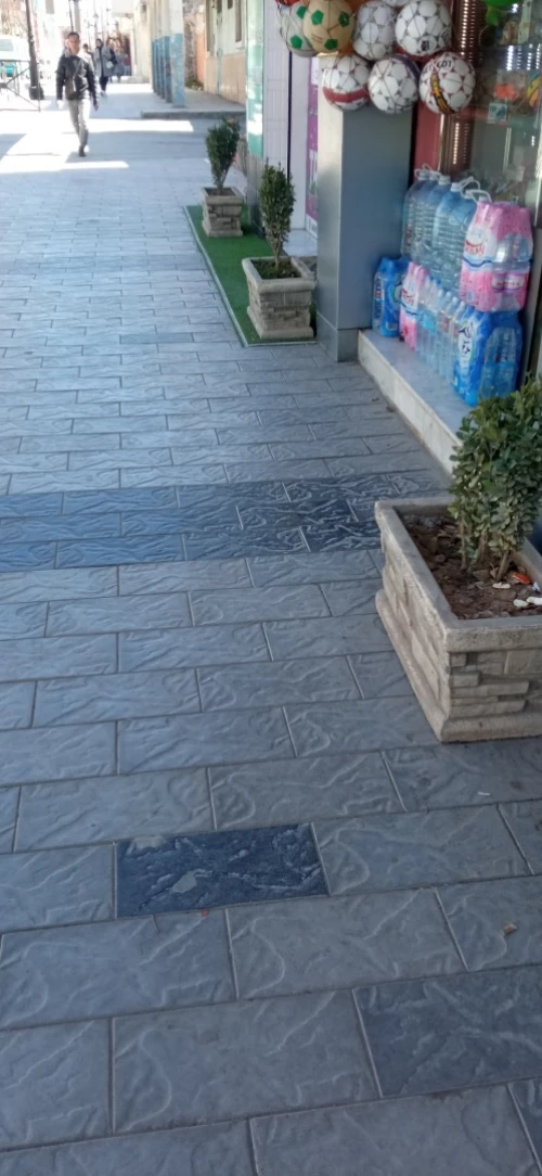 Pave trotoire autobloquant couleur 