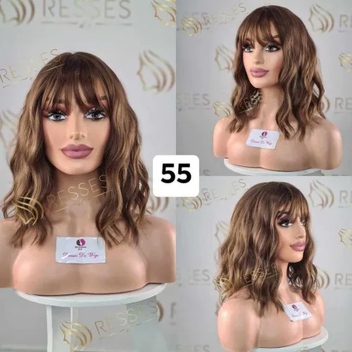 perruque fibre haute qualité, apparence naturelle starter pack (15000 da)