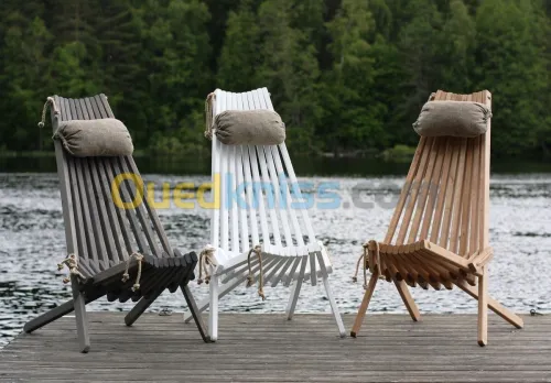 Chaise pliante en bois