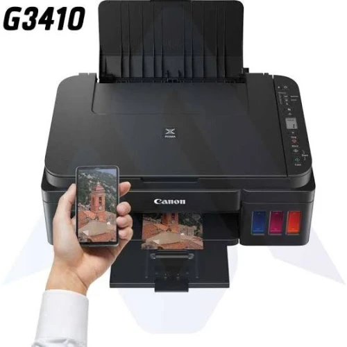 Canon G3410 WiFi Imprimante Multifonction 3 en 1 - Impression Scan et Photocopie - Réservoir d'encre
