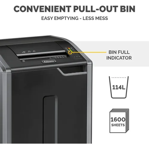 Destructeur de Documents Pro Fellowes 425Ci - Haute Sécurité P-4
