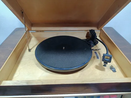 Ancien Radio Tsf +Phonograph 78 Tour  CLARVILLE 1950