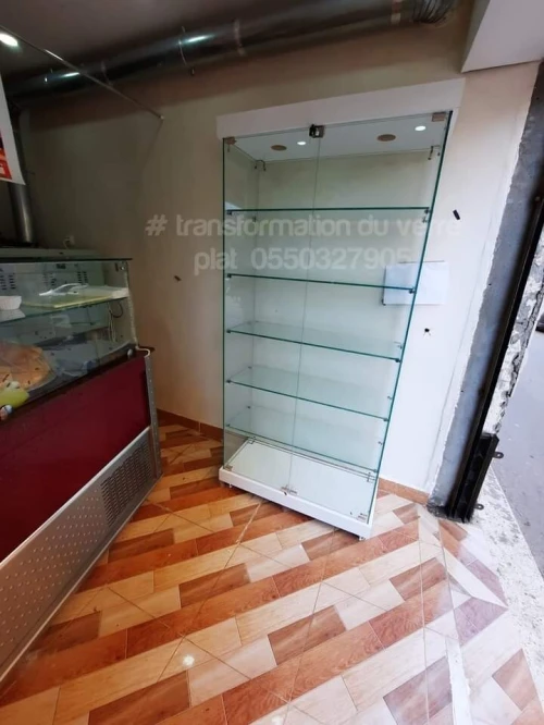 Vitrine en verre de qualité à bon prix !
