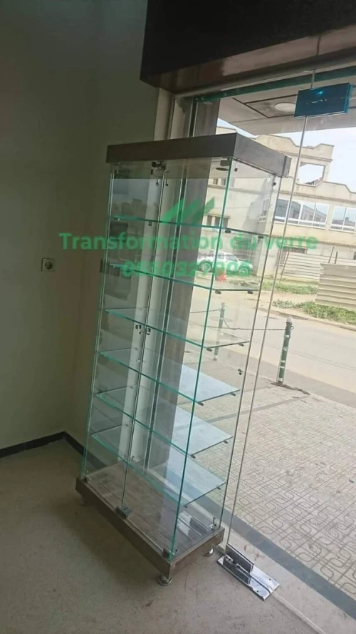 Vitrine en verre de qualité à bon prix !