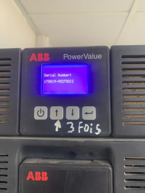 ONDULEUR  ABB 60KVA / 80KVA / 100KVA / 120KVA
