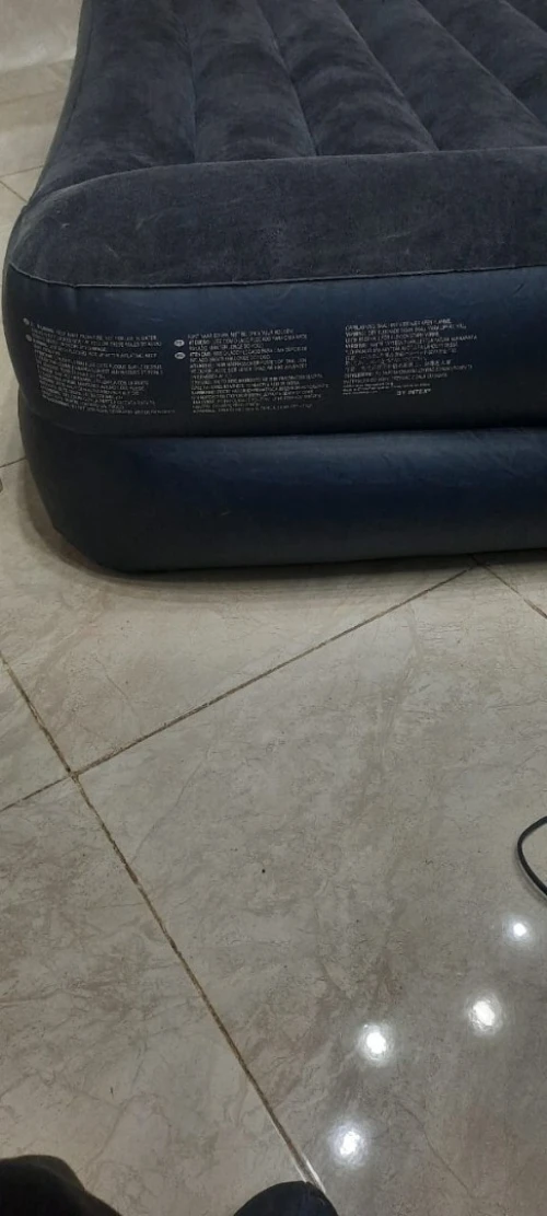 Matelas gonflable electrique 2 places , Epaisseur 56 a 65 mm