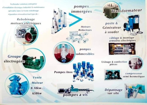 Bobinage moteur électrique / installation électrique industriel & maintenance 