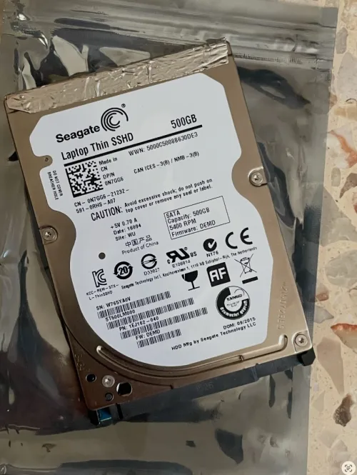 SSHD Seagate 500Gb