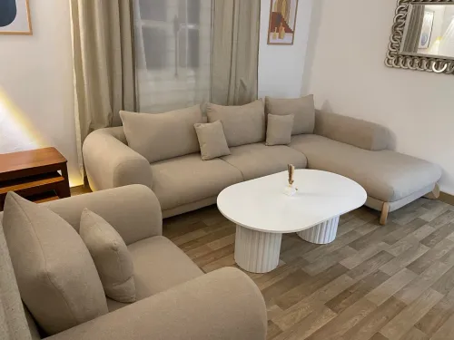 Salon panda beige à vendre