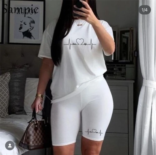 Pyjama femme short et haut couleur noir 